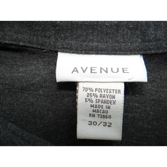 Avenue Men's Gray Button-Up Outerwear Jacket Size 30/32 - Picture 3 of 4